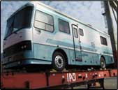 overseas shipping trailers and RVs